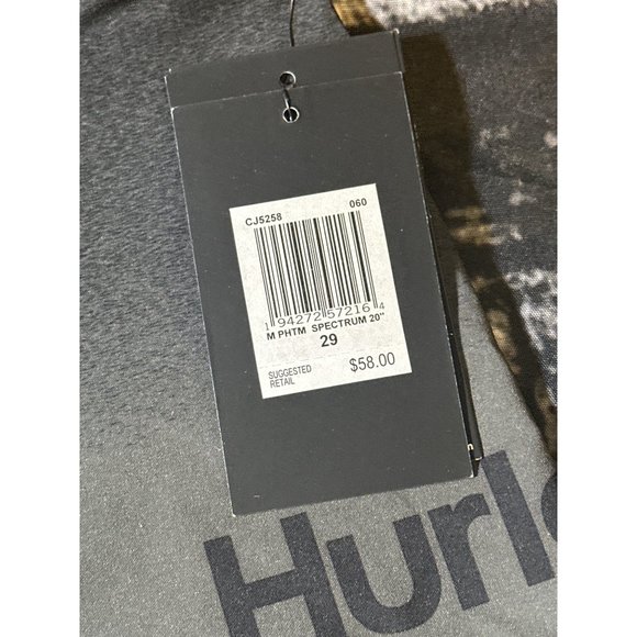 Hurley Men's Phantom Spectrum Boardshorts 20", Anthracite, Size 29, NWT - Picture 3 of 4